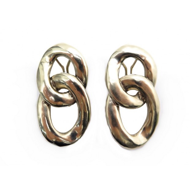 NEUF BOUCLES D'OREILLES GOOSEENS LHASSA EN ARGENT MASSIF SILVER EARRINGS 220€