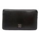  PORTEFEUILLE CHANEL CUIR CAVIAR MARRON 