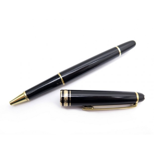 STYLO MONTBLANC MEISTERSTUCK CLASSIQUE DORE 12890 ROLLERBALL NOIR PEN 405€