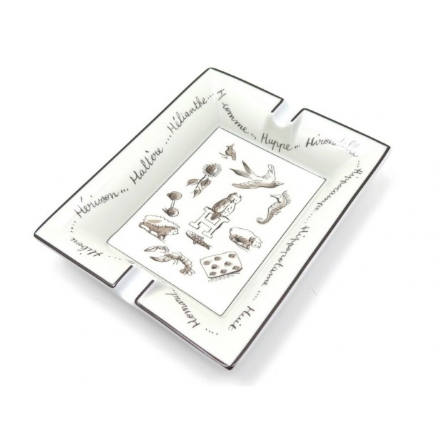 NEUF CENDRIER VIDE POCHE HERMES H COMME EN PORCELAINE ASHTRAY EMPTY POCKEt 465€