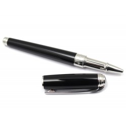 NEUF STYLO BILLE ST DUPONT LIGNE D ELYSEE LAQUE NOIR + ECRIN ROLLERBALL PEN 390€