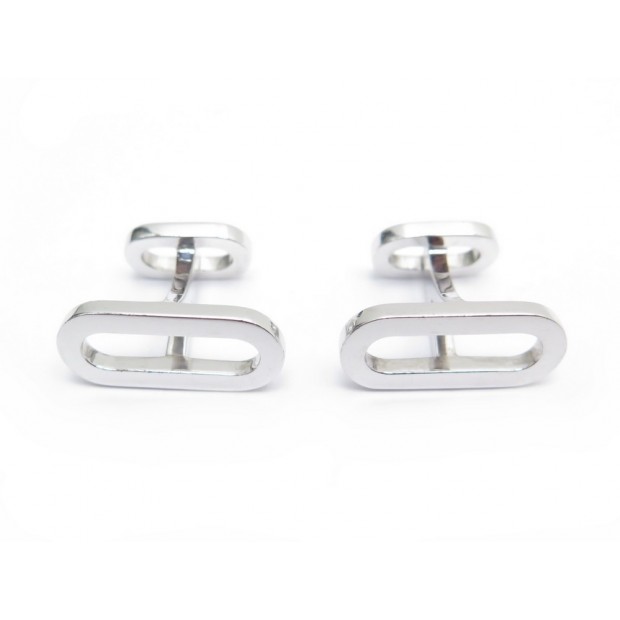 BOUTONS DE MANCHETTES DINH VAN MAILLON XL 460101 EN ARGENT MASSIF CUFFLINKS 320€