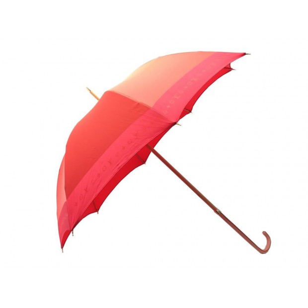 NEUF PARAPLUIE LOUIS VUITTON EN POLYESTER ROUGE MONOGRAM NEW RED UMBRELLA 410€