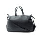 SAC DE VOYAGE A MAIN BALENCIAGA BLACKOUT 9508 BANDOULIERE CUIR GRAINE NOIR 