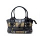 SAC A MAIN BURBERRY MANOR LARGE HOUSE CHECK QUILTED CANVAS TOILE ET CUIR 1260€