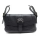 NEUF SAC A MAIN LONGCHAMP CUIR GRAINE NOIR BLACK LEATHER SHOULDER HAND BAG 410€