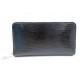 NEUF PORTEFEUILLE LOUIS VUITTON ORGANIZER ZIPPY CUIR EPI VERNI NOIR WALLET 755€