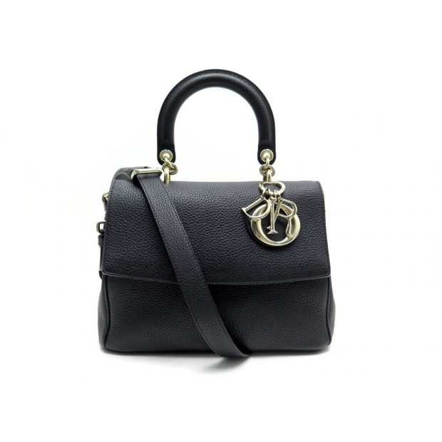 SAC A MAIN DIOR CUIR NOIR DIORISSIMO + BANDOULIERE 