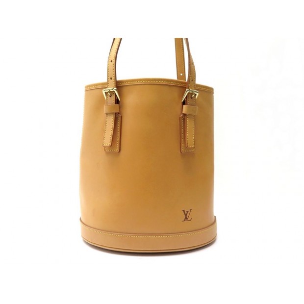 SAC A MAIN LOUIS VUITTON BUCKET PM 20E ANNIVERSAIRE JAPON EN CUIR VACHETTE 1250€