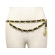 CEINTURE CHANEL CHAINE ET CUIR 