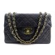 VINTAGE SAC CHANEL TIMELESS MAXI JUMBO CUIR NOIR 