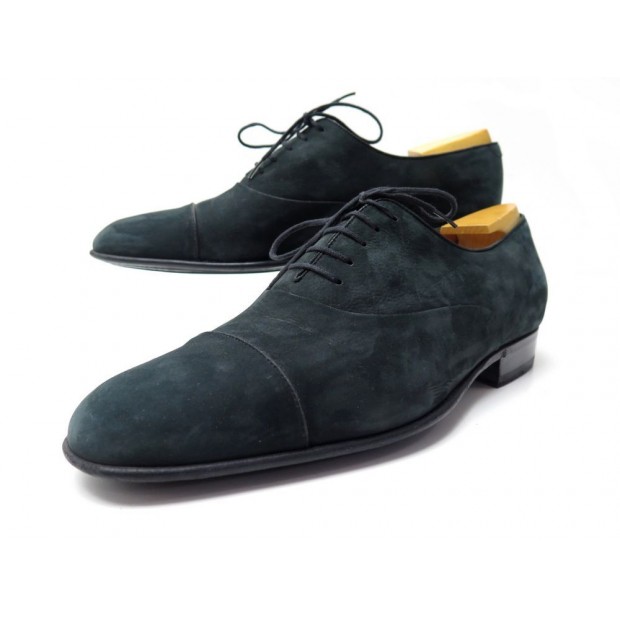 CHAUSSURES JM WESTON RICHELIEU 480 6.5E 40.5 41 CUIR VELOURS EMBAUCHOIRS 780€