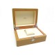 RARE BOITE POUR MONTRE OMEGA SEAMASTER SPEEDMASTER EN BOIS VERNIS WOOD WATCH BOX