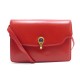 VINTAGE SAC A MAIN GUCCI BANDOULIERE EN CUIR ROUGE RED LEATHER HAND BAG 990€