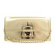 SAC A MAIN CHRISTIAN DIOR POCHETTE WOC CUIR VERNI DORE LEATHER POUCH WALLET 850€