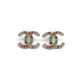 BOUCLE OREILLE CHANEL MULTICOLORES 