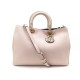 SAC A MAIN DIOR DIORISSIMO LARGE GM CABAS BANDOULIERE CUIR ROSE PALE FULLSET 