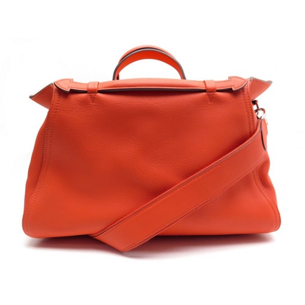 SAC A MAIN HERMES OXER EN CUIR VEAU EVERCOLOR ORANGE BANDOULIERE HAND BAG 8475€