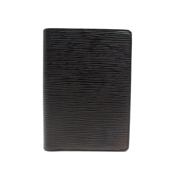 PORTEFEUILLE LOUIS VUITTON PORTE CARTE PASSEPORT PERMIS EN CUIR EPI NOIR 410€