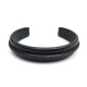 NEUF BRACELET HERMES EN CUIR NOIR 