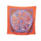 FOULARD HERMES AUX PAYS DES EPICES SOIE ROUGE 