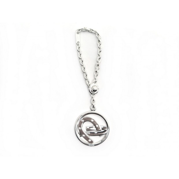 NEUF PORTE CLES HERMES FERS A CHEVAL EN ARGENT 925 SILVER HORSESHOES KEYRING