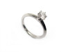 bague solitaire tiffany co t52 platine diamant