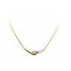 COLLIER PENDENTIF OR ET DIAMANTS 13.4GR