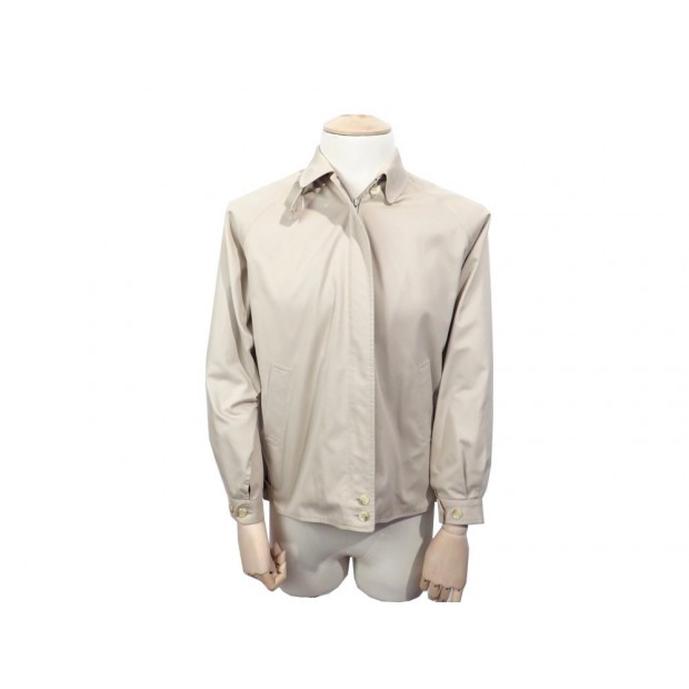 VESTE BURBERRYS 14 REG C83A T 40 M EN COTON TARTAN BEIGE BLOUSON JACKET 800€