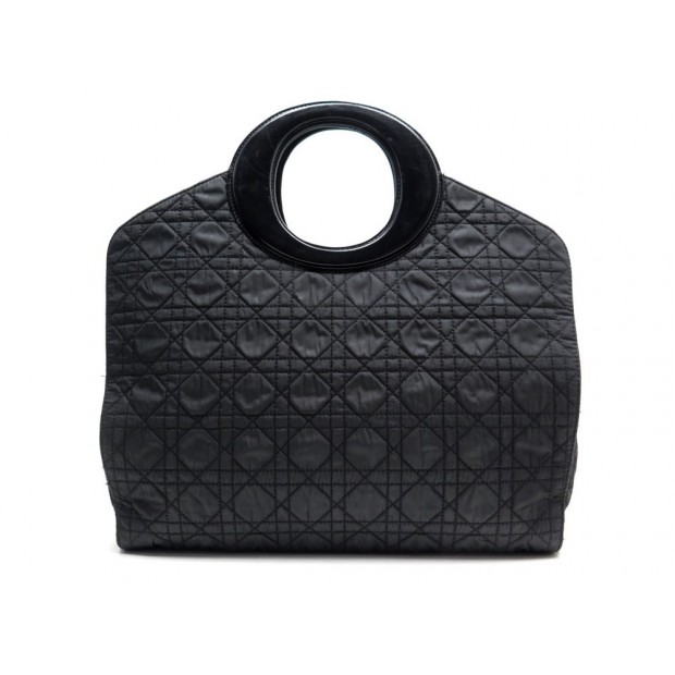 SAC DIOR TOILE CANNAGE NOIR