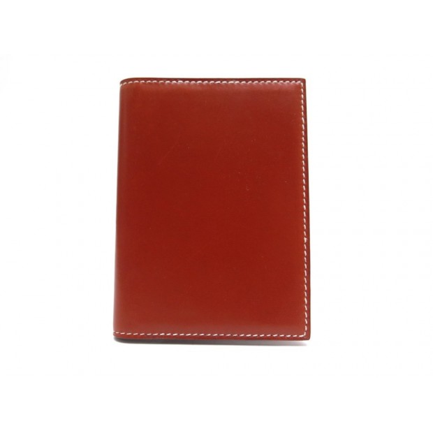 PORTE PASSEPORT HERMES ETUI EN CUIR SWIFT MARRON PASSPORT HOLDER COVER 450€