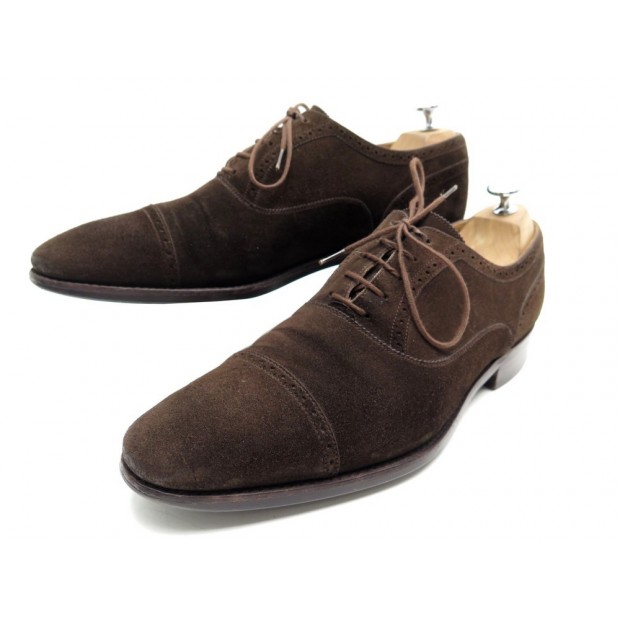 CHAUSSURES JM WESTON 478 DAIM MARRON 