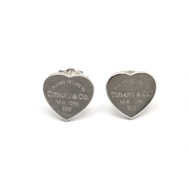 BOUCLES D'OREILLES TIFFANY & CO COEUR MINI RETURN TO 23900564 EN ARGENT 925 170€