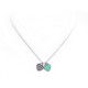 COLLIER TIFFANY & CO RETURN TO PENDENTIF DOUBLE PLAQUE COEUR MINI GRP06366 150€