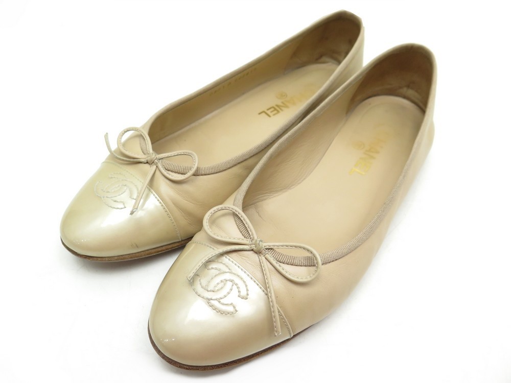 Chanel Ballet Flats - 51 For Sale on 1stDibs  chanel leather ballet flats, chanel  flats 6.5, chanel ballet flats 41