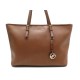 SAC MICHAEL KORS JET SET CUIR MARRON 