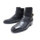 CHAUSSURES JM WESTON JODHPUR 722 8E 42 LARGE BOTTINES A BOUCLE EN CUIR NOIR 910€