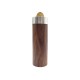 BOITE A CRAYONS HERMES POT CYLINDRIQUE EN BOIS & METAL ARGENTE WOODEN PENCIL BOX