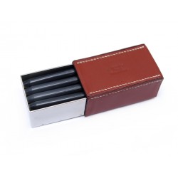 NEUF CARTOUCHIERE HERMES CUIR VEAU BOX POUR CARTOUCHE D'ENCRE 