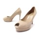 CHAUSSURES YVES SAINT LAURENT ESCARPINS PALAIS 259515 38.5 EN DAIM SHOES 640€