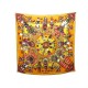 NEUF FOULARD HERMES KACHINAS CARRE GEANT 140 OLIVER EN SOIE + BOITE SCARF 735€