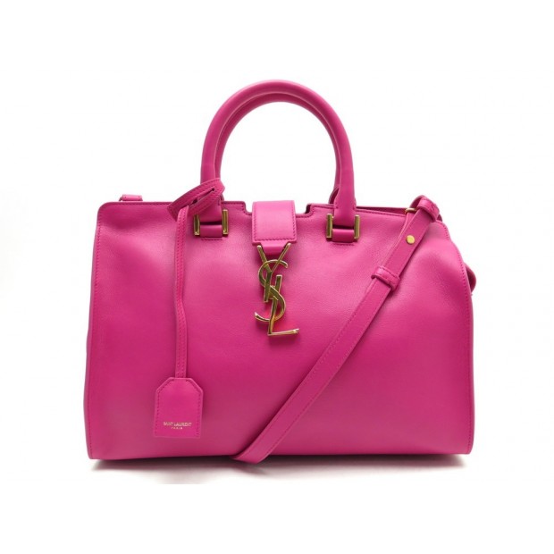 SAC SAINT LAURENT CUIR ROSE 