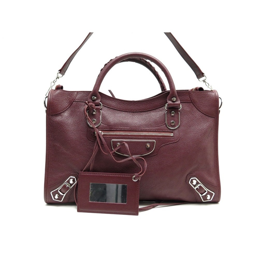 sac balenciaga bordeaux