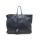 SAC A MAIN BALENCIAGA PAPIER A3 236702 EN CUIR BLEU MARINE LEATHER HANDBAG 1755€