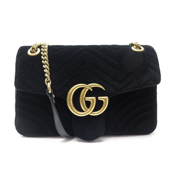 bag GUCCI Marmont pink velvet ref.155740 - Joli Closet