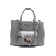 SAC PRADA CUIR SAFFIANO GRIS 