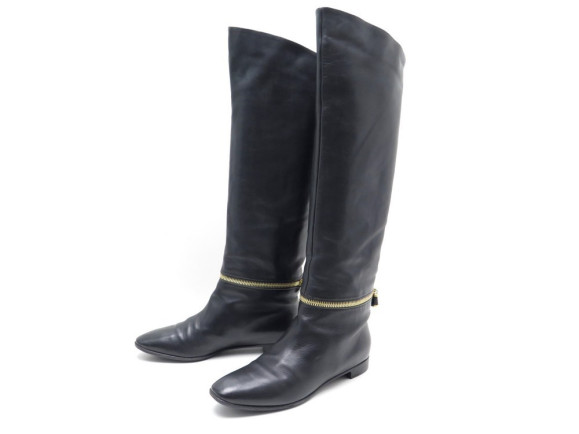 chaussures sergio rossi cavalieres 39.5 it 40.5 fr