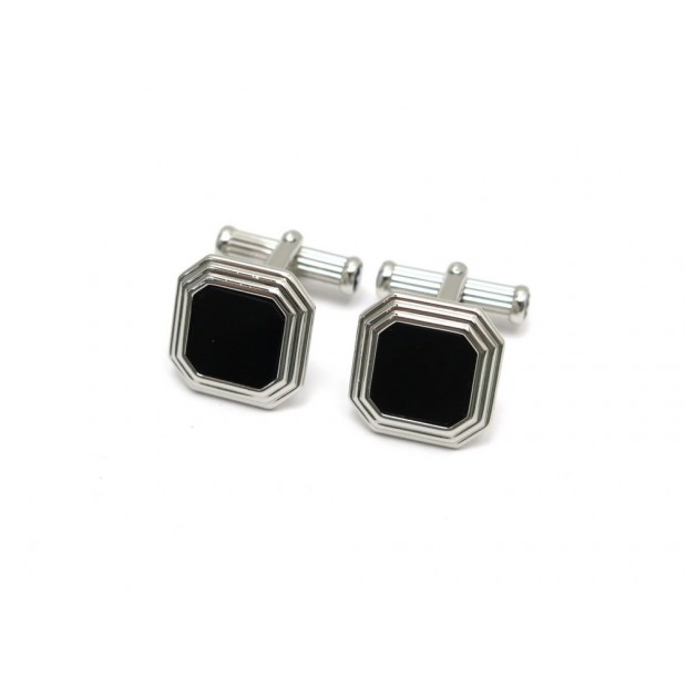 BOUTONS DE MANCHETTE MONTBLANC MEISTERSTUCK EN ACIER ECRIN STEEL CUFFLINKS 325€