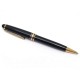 STYLO BILLE MONTBLANC MEISTERSTUCK CLASSIQUE PIX RESINE NOIR BALLPOINT PEN 335