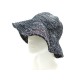 NEUF CHAPEAU CHANEL TAILLE 57 EN TWEED BLEU MARINE NEW BLUE HAT 1490€